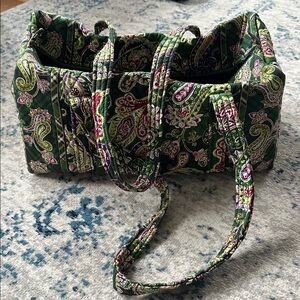 **SOLD**Vera Bradley Chelsea Green Duffle Bag